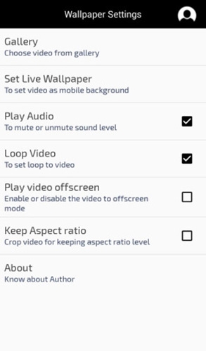 video live wallpaper