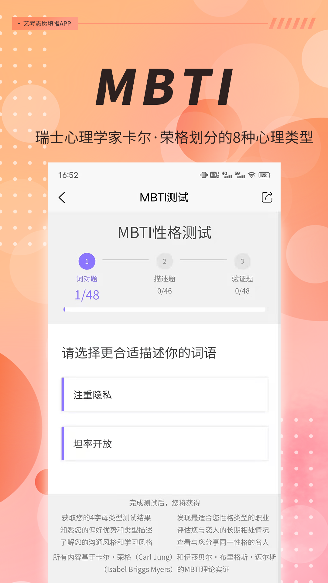 mbti 人格测评